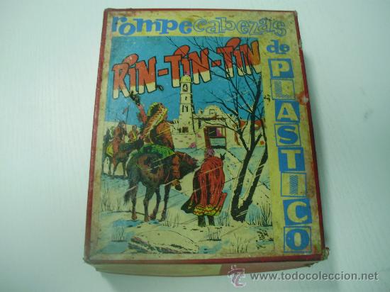 Juegos antiguos: ROMPECABEZAS DE RIN TIN TIN - 12 CUBOS - Foto 1