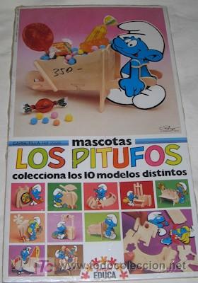 Juegos antiguos: MASCOTAS LOS PITUFOS, DE EDUCA - Foto 1