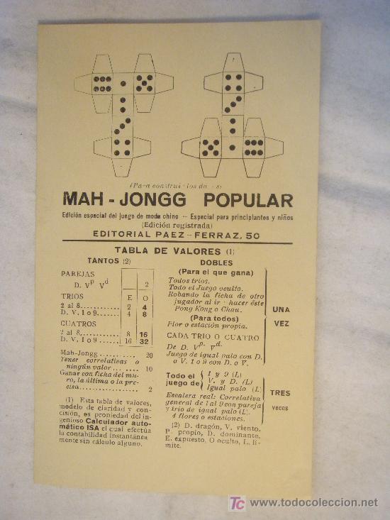 Juegos antiguos: JUEGO CHINO DEL MAH - JONGG - Foto 2
