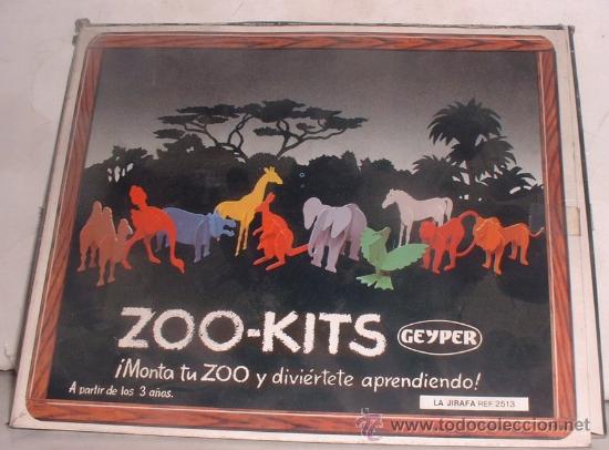 Juegos antiguos: ZOO-KITS DE GEYPER: JIRAFA REF. 2513, EN CAJA ( GA-71 ) CC - Foto 1