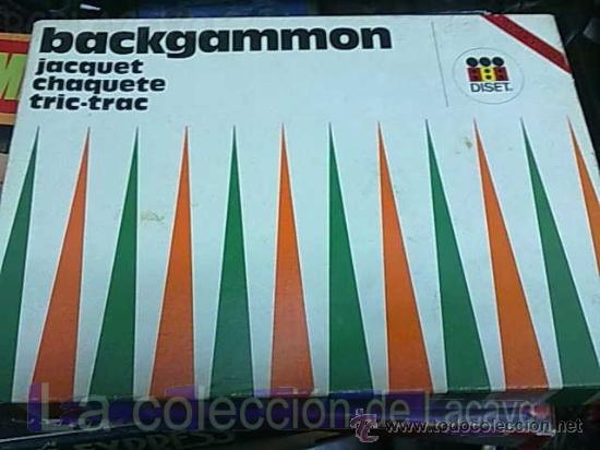 Juegos antiguos: BACKGAMMON DE DISET - Foto 1