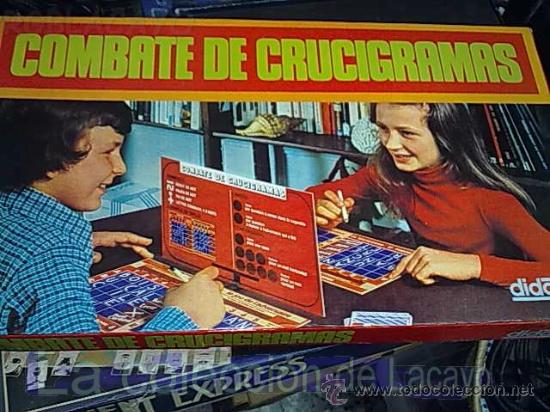 Juegos antiguos: COMBATE DE CRUCIGRAMAS DE DIDACTA - Foto 1