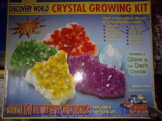 Juegos antiguos: Crystal Growing Kit. Ed. DISCOVERY WORLD - Foto 1