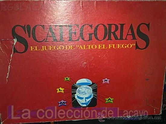 Juegos antiguos: SCATERGORIAS - Foto 1