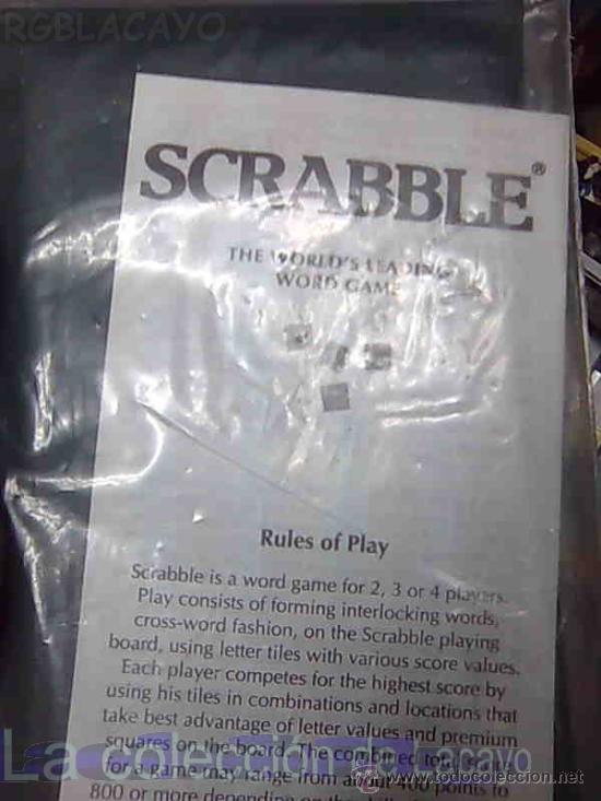 Juegos antiguos: SCABBLE PORTATIL DE VIAJE - Foto 1