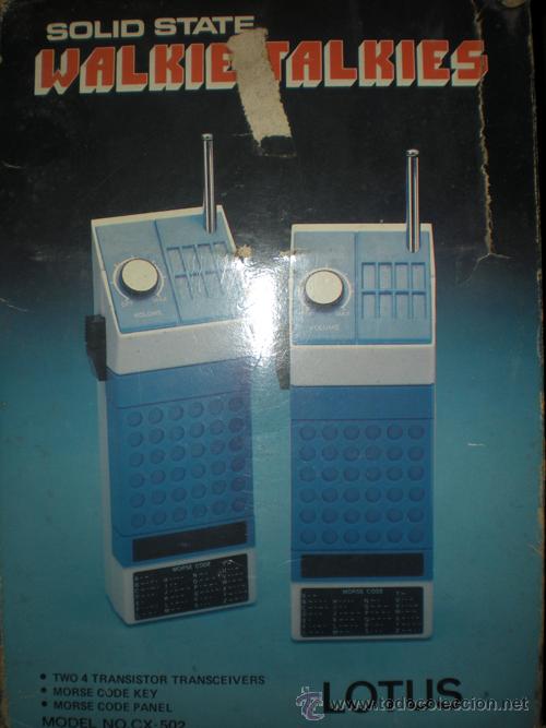 Juegos antiguos: WALKIE TALKIES - Foto 1