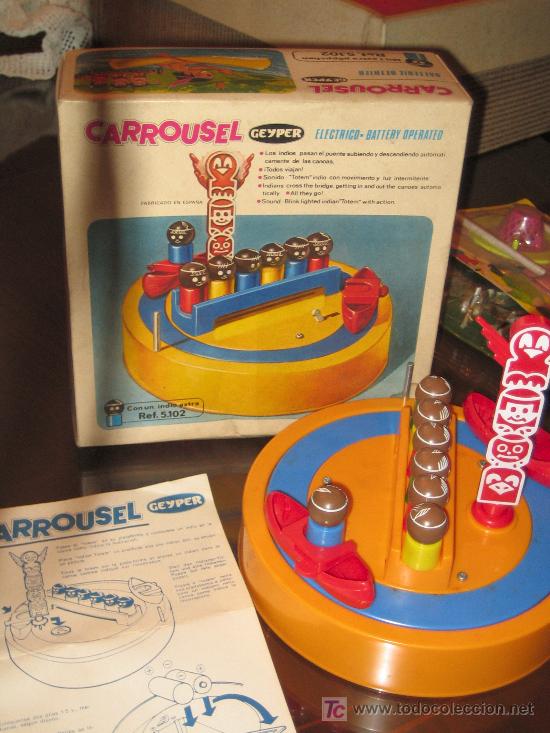 Juegos antiguos: CARROUSEL GEYPER - INDIOS - Foto 1