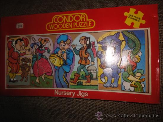 Juegos antiguos: JUEGO PUZZLE DE MADERA CONDOR - Foto 1