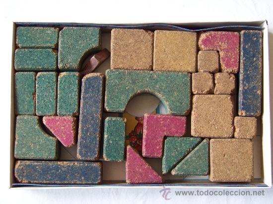 Juegos antiguos: antiguo juego de construccion - Foto 1