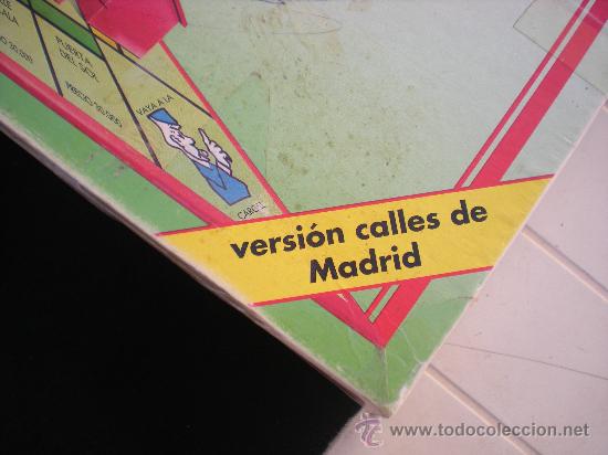 Juegos antiguos: monopoly de parkert version calles de madrid - Foto 3