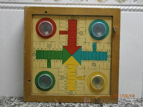 Juegos antiguos: JUEGO DE PARCHIS Y OCA PARA REPARAR - Foto 1
