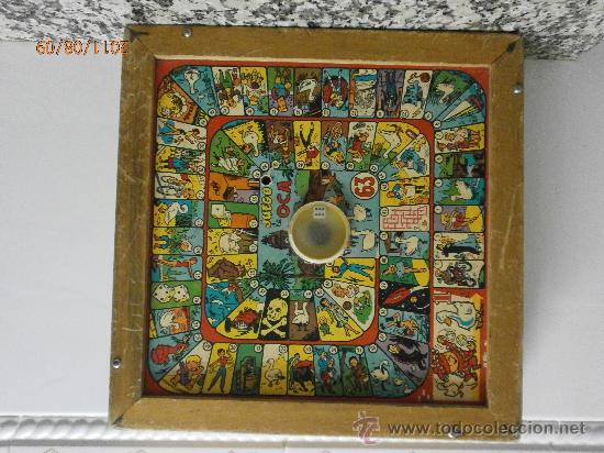 Juegos antiguos: JUEGO DE PARCHIS Y OCA PARA REPARAR - Foto 2