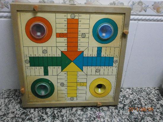 Juegos antiguos: JUEGO DE PARCHIS Y OCA PARA REPARAR - Foto 1