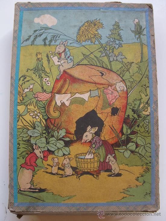 Juegos antiguos: ANTIGUO ROMPECABEZAS DE CUBOS DE CART&Oacute;N. - Foto 1