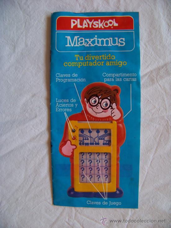 Juegos antiguos: PLAYSKOOL MAXIMUS PREGUNTAS Y RESPUESTAS - Foto 7