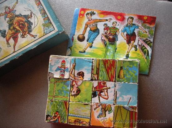 Juegos antiguos: rompecabezas y seis fichas - Foto 2