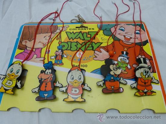 Juegos antiguos: lote colgantes Disney - Foto 1