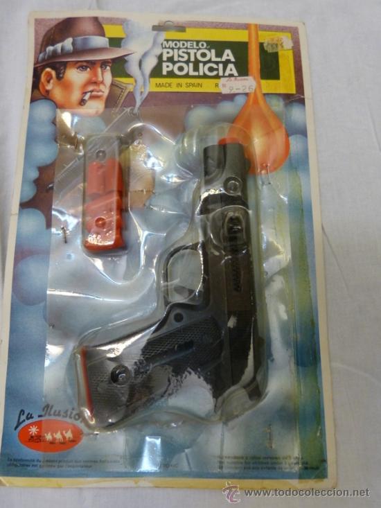 Juegos antiguos: pistola policia, la ilusi&oacute;n. - Foto 1