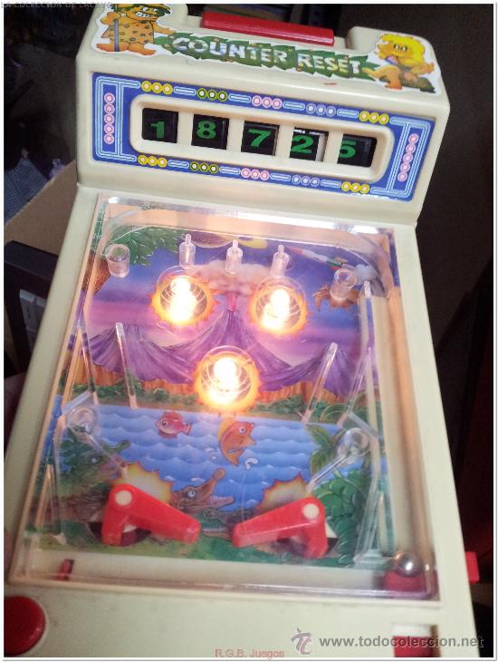 Juegos antiguos: MINI PINBALL FUNCIONANDO CON LUZ Y SONIDO - Foto 1