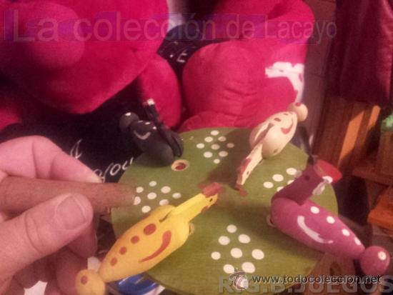 Juegos antiguos: ANTIGUO JUGUETE GALLINAS COMIENDO&rdquo; - Foto 4