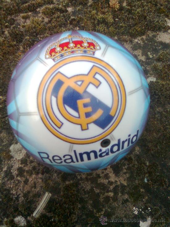 Juegos antiguos: pelota del real Madrid . 14 cms diametro - Foto 1