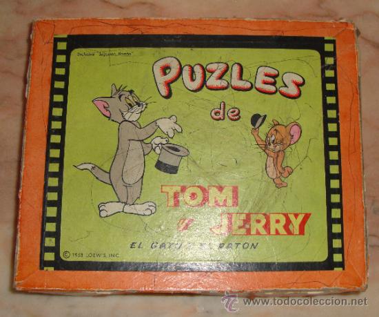Juegos antiguos: ANTIGUO PUZZLE  PUZLES DE TOM Y JERRY - Foto 1