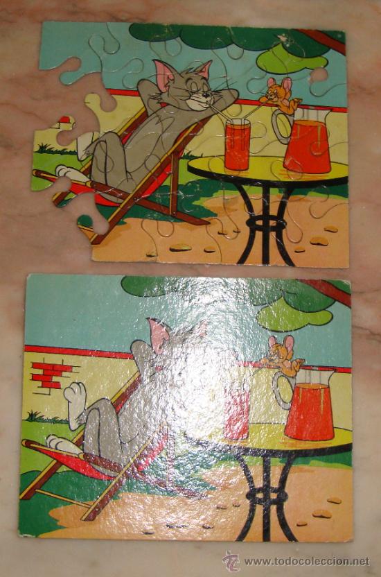 Juegos antiguos: ANTIGUO PUZZLE  PUZLES DE TOM Y JERRY - Foto 10