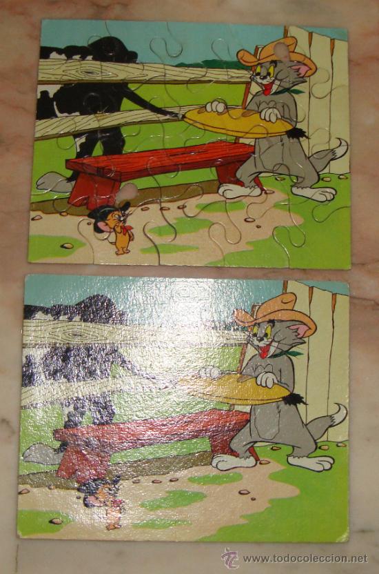 Juegos antiguos: ANTIGUO PUZZLE  PUZLES DE TOM Y JERRY - Foto 9
