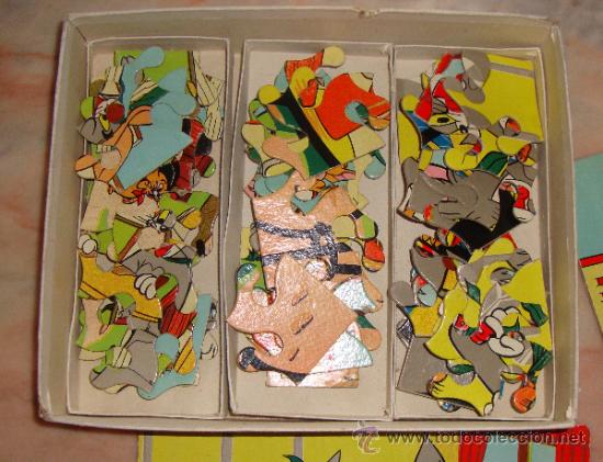 Juegos antiguos: ANTIGUO PUZZLE  PUZLES DE TOM Y JERRY - Foto 8