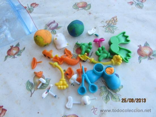 Juegos antiguos: DIVEDRSOS ELEMENTOS PARA CONFECCIONAR Y CREAR FIGURAS CON PLASTILINA - Foto 1