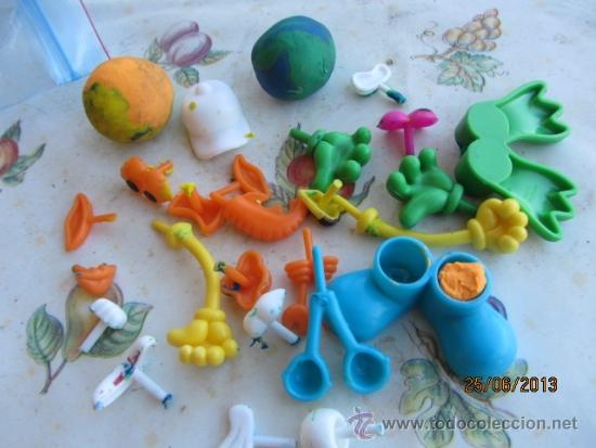Juegos antiguos: DIVEDRSOS ELEMENTOS PARA CONFECCIONAR Y CREAR FIGURAS CON PLASTILINA - Foto 2