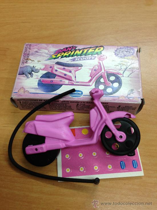 Juegos antiguos: JUGUETE DAN SPRINTER SCOOTY DE DANONE - Foto 1