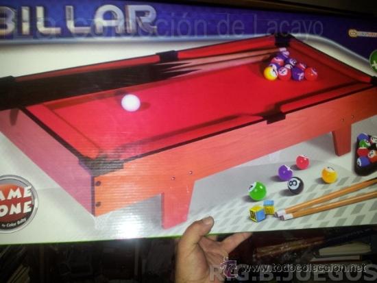 Juegos antiguos: BILLAR AMERICANO DE MADERA NUEVO - Foto 4