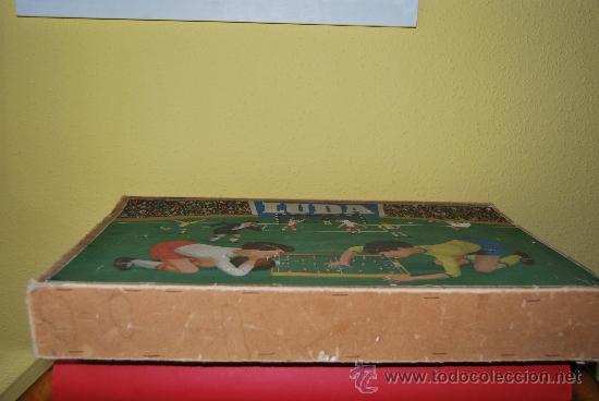 Juegos antiguos: FUTBOL&Iacute;N DE MADERA - MARCA LUDA - CON CAJA ORIGINAL - Foto 14