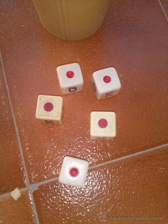 Juegos antiguos: juego de dados antiguo - Foto 2