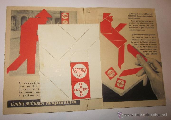 Juegos antiguos: JUEGO ASPIRINA BAYER,COMPLETO - Foto 2