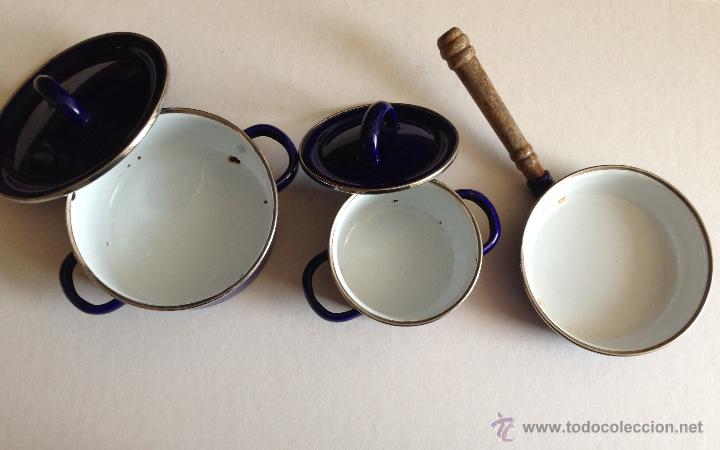 Juegos antiguos: Juego cacerolas para ni&ntilde;as - Foto 2