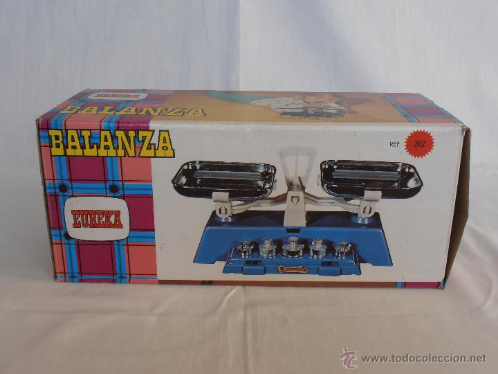 Juegos antiguos: BALANZA EUREKA EN CAJA ORIGINAL REF. 312 A&Ntilde;OS 70 - Foto 3