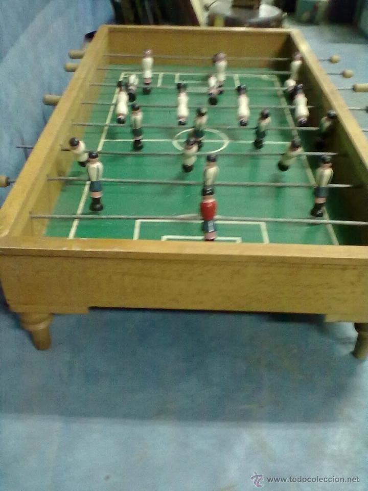 Juegos antiguos: FUTBOLIN DE MESA JUGUETES VIAM - Foto 5