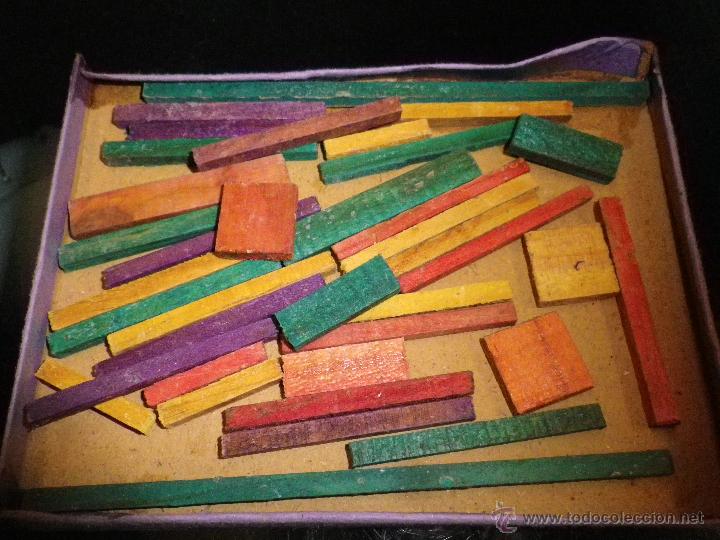 Juegos antiguos: Juego de construcci&oacute;n de madera Imanta - Foto 2