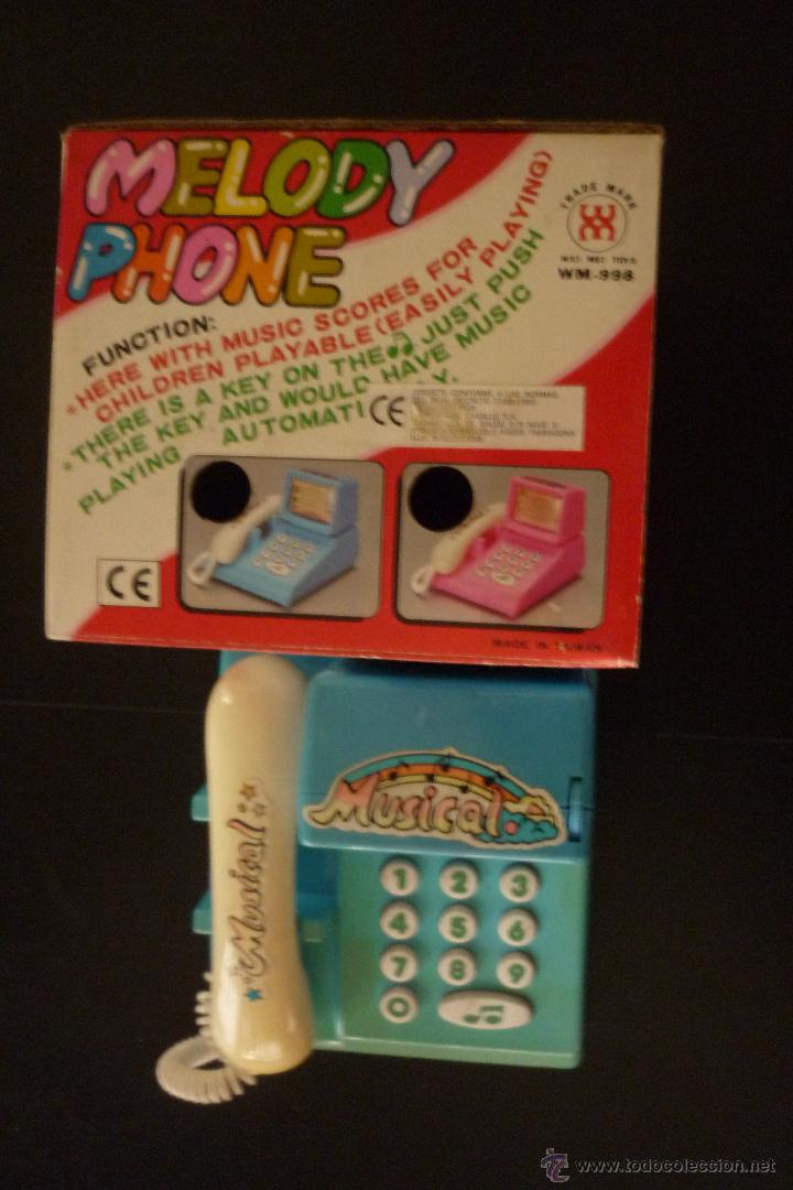 Juegos antiguos: MELODY PHONE - TELEFONO MUSICAL - SIN USAR - Foto 1