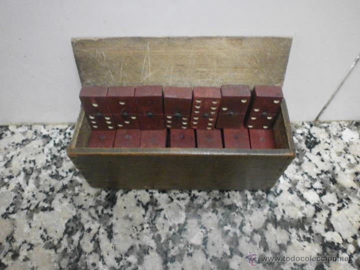Juegos antiguos: ANTIGUO JUEGO DE DOMINO DE MADERA - Foto 1