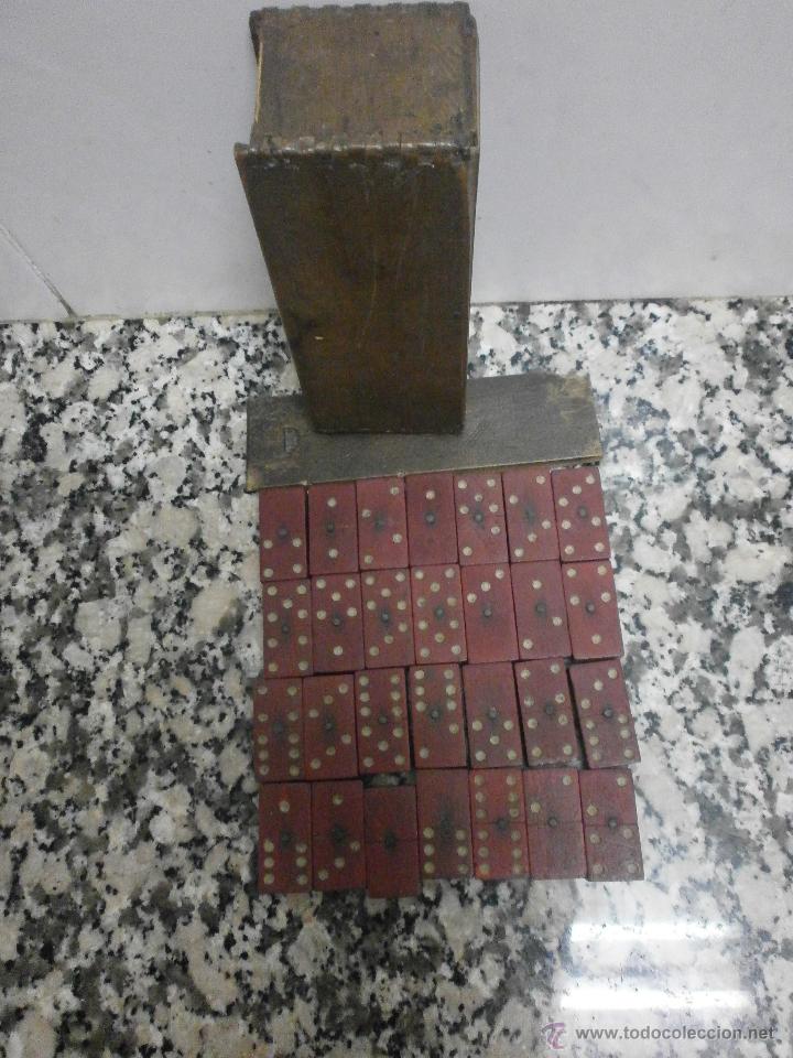 Juegos antiguos: ANTIGUO JUEGO DE DOMINO DE MADERA - Foto 2