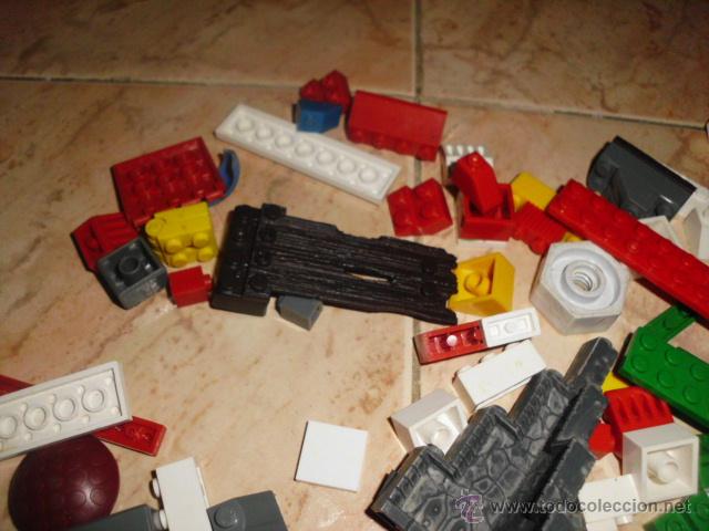 Juegos antiguos: lote de piezas de construccion sin marca - Foto 2