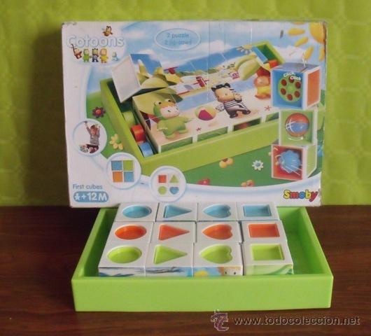 Juegos antiguos: Juego Rompecabezas 2 en 1 Smoby Cootons - Foto 1