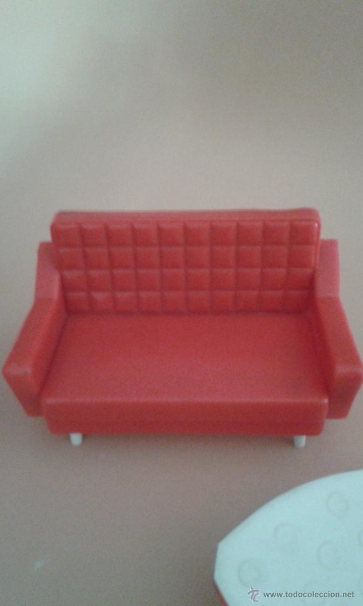 Juegos antiguos: CONJUNTO DE SOFA Y SILLONES - Foto 3