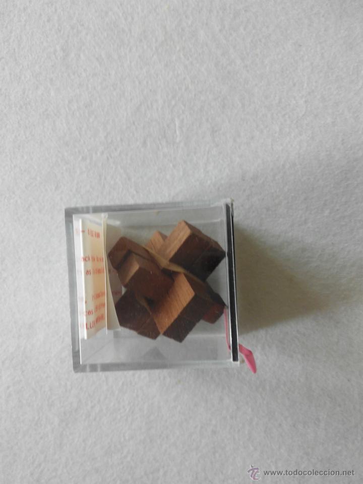 Juegos antiguos: Mini-Burr. Juego de ingenio - Foto 1