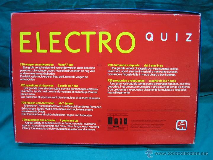 Juegos antiguos: Juego Electro Quiz de Jumbo 1988 - Foto 6
