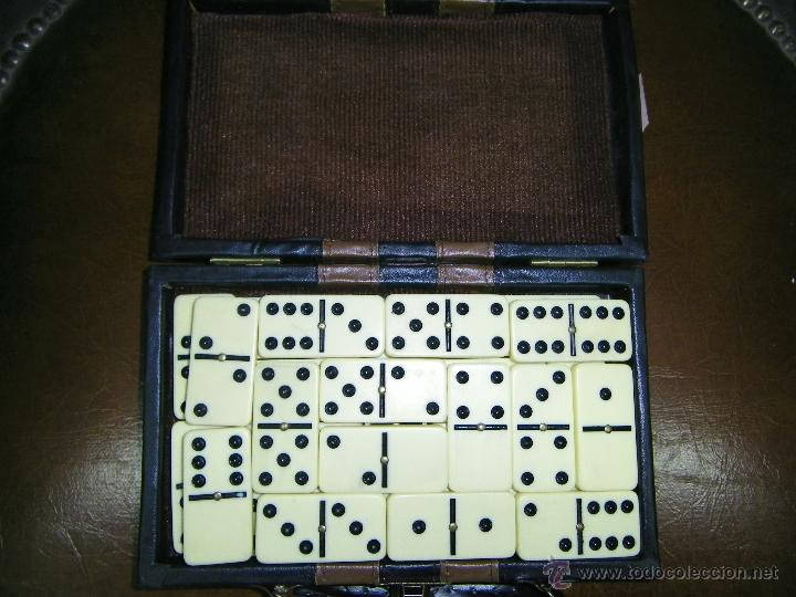 Juegos antiguos: DOMINO DE PASTA EN ESTUCHE REDUCIDO - Foto 1