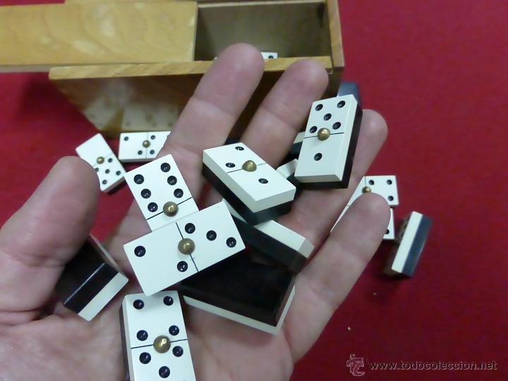 antiguo juego de dominó profesional en su caja - Compra venta en